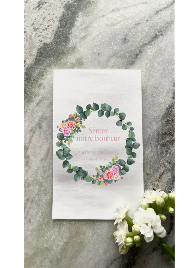 Sachet de graines &quot;Mia&quot; - Personnalisable