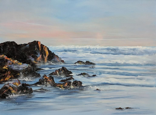 Ocean rocks Giclee print 