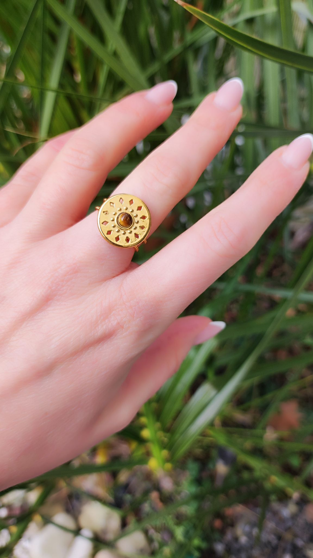 Bague Oasine Oeil de tigre