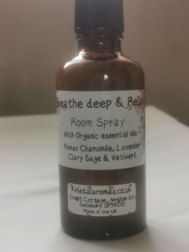 Room Spray  Breathe deep and Relax. 50ml