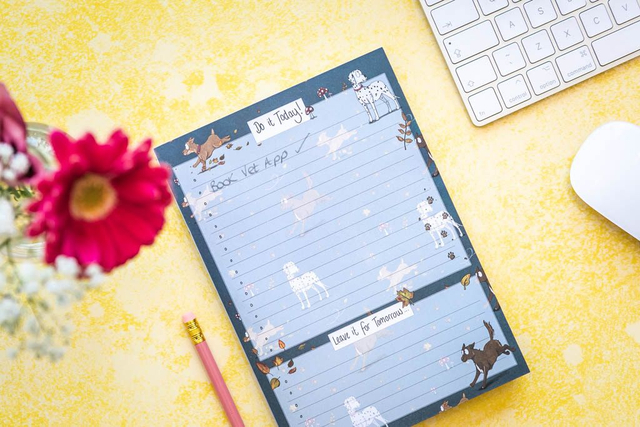 "Muddy Paws" To Do List Pad