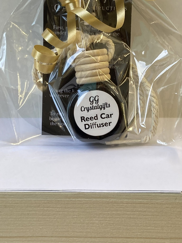 Reed Car diffuser with Sweet Orange/ Peppermint/ Lavender oils