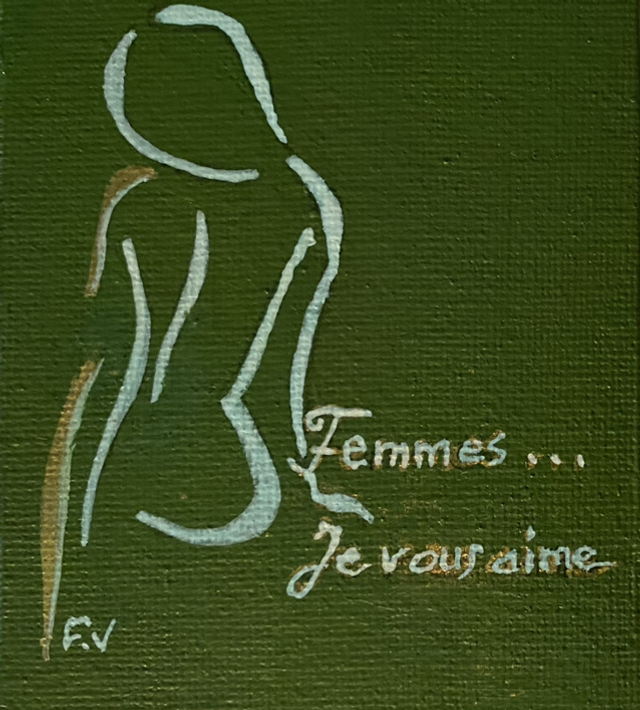 Magnet « Femmes, je vous aime » Julien Clerc