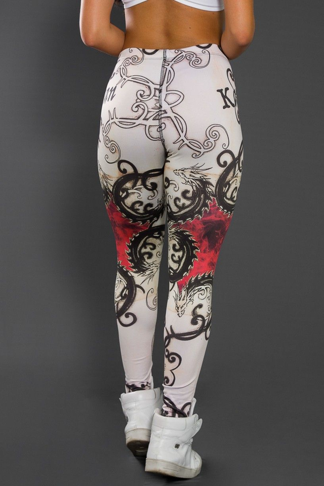 Calça Legging Sublimada Dragon | Kaisan