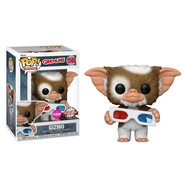 Gremlins: Gizmo with 3D Glasses (Flocked) Pop! #1146