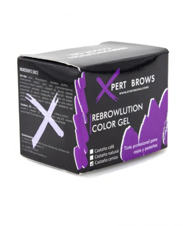Rebrowlution color gel  5 sobres monodosis(tinte de cejas)