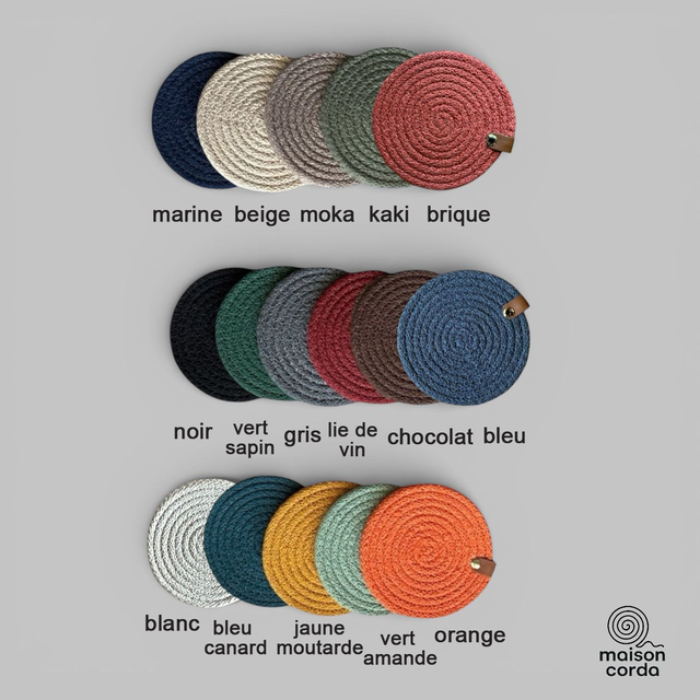 Panier haut double bordure bi-color