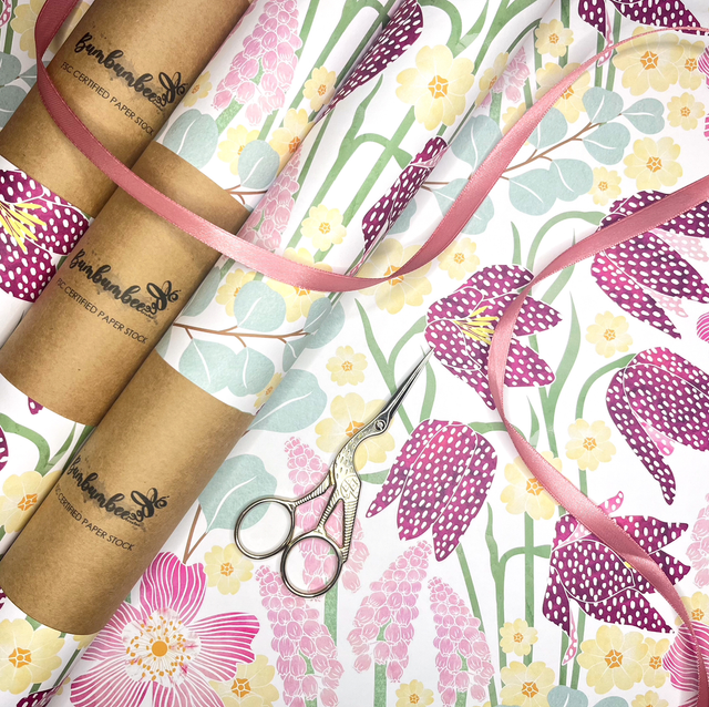 Spring Flowers Wrapping Paper