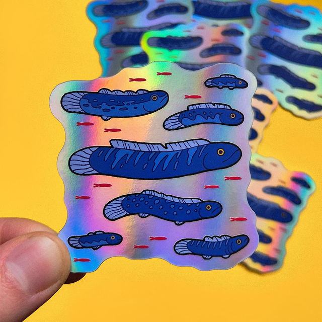 Coelacanthe - sticker 