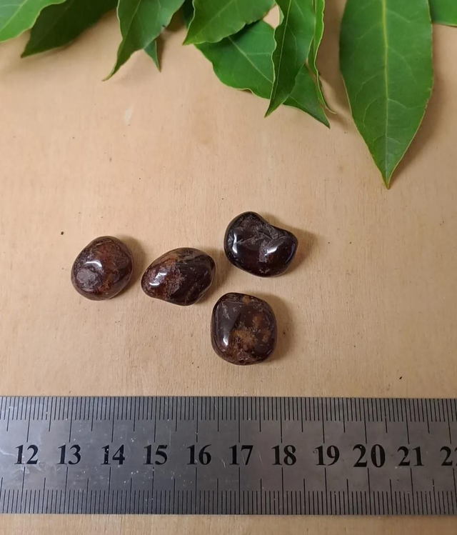 HESSONITE GARNET TUMBLESTONE 