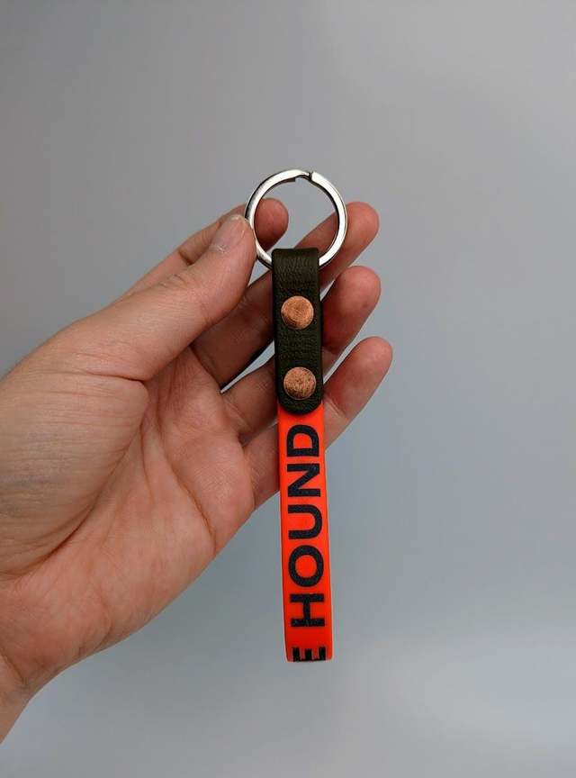 NO WASTE KEYRING