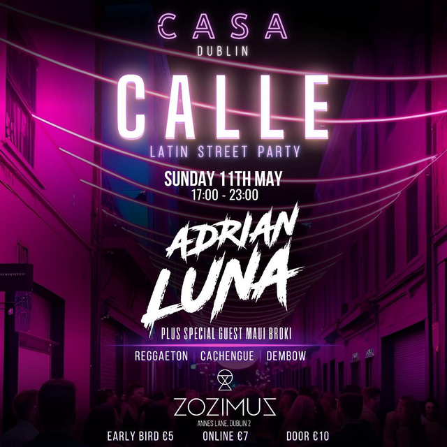 CASA DUBLIN STREET PARTY SUN 110525