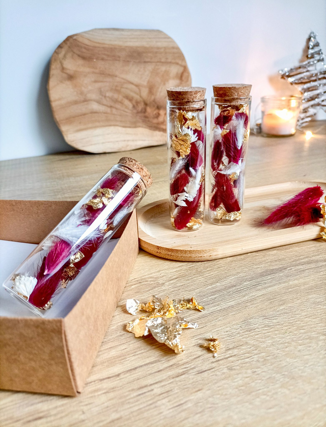 Coffret de fioles fleuries " Nuit de Velours"