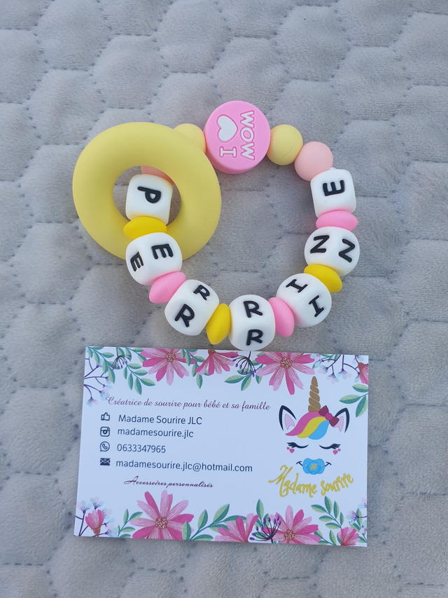 Anneau Dentition I Love Mom 