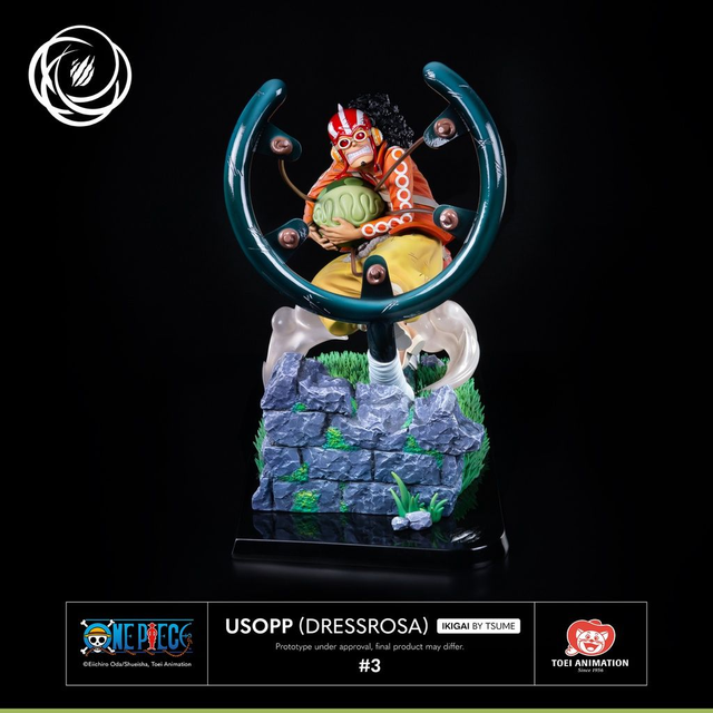 (Preordine) Usopp (Dressrosa) - One Piece - Statua Ikigai Tsume Art 1/6 (32.5cm) 🤥💥(Anche a rate! 👇)