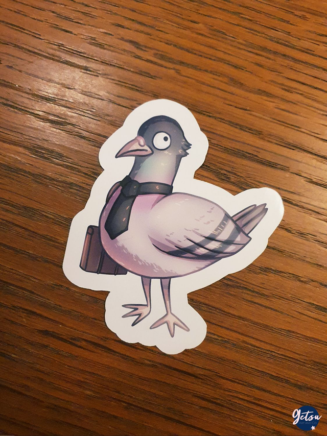 Sticker pigeon