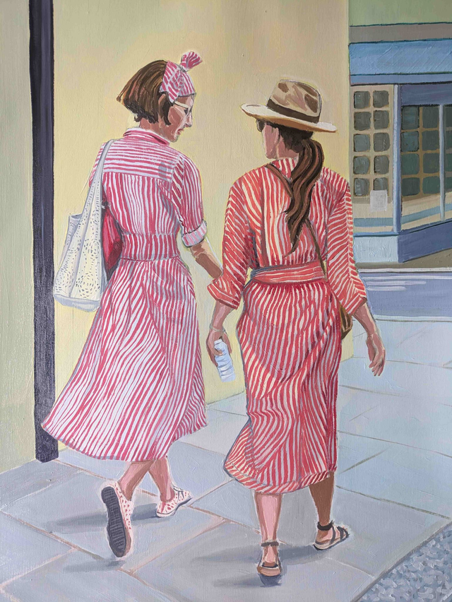 Kensington Ladies - original oil painting