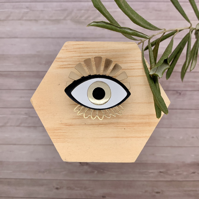 Broche &quot;Oeil Protecteur&quot;