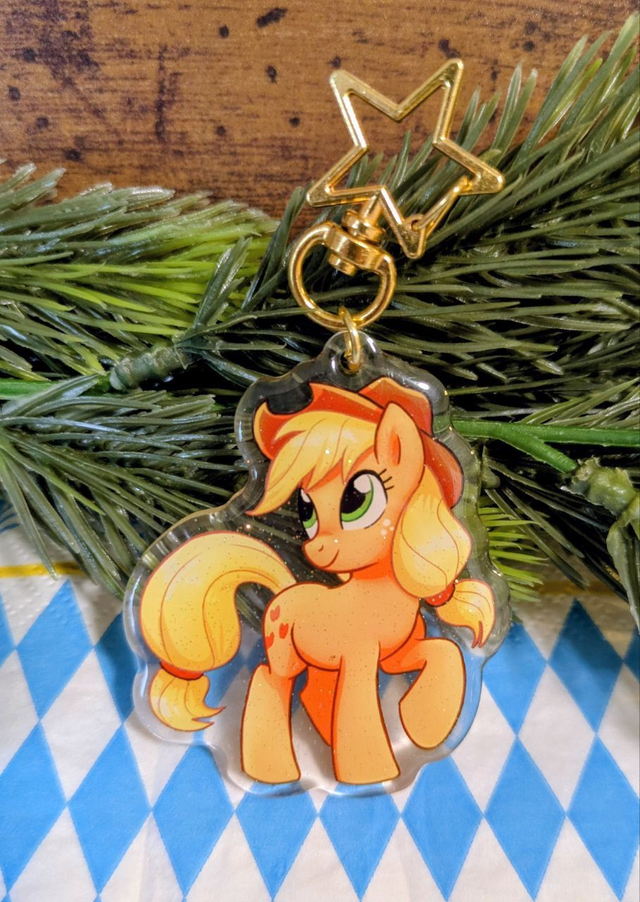 Apple Jack Keychain