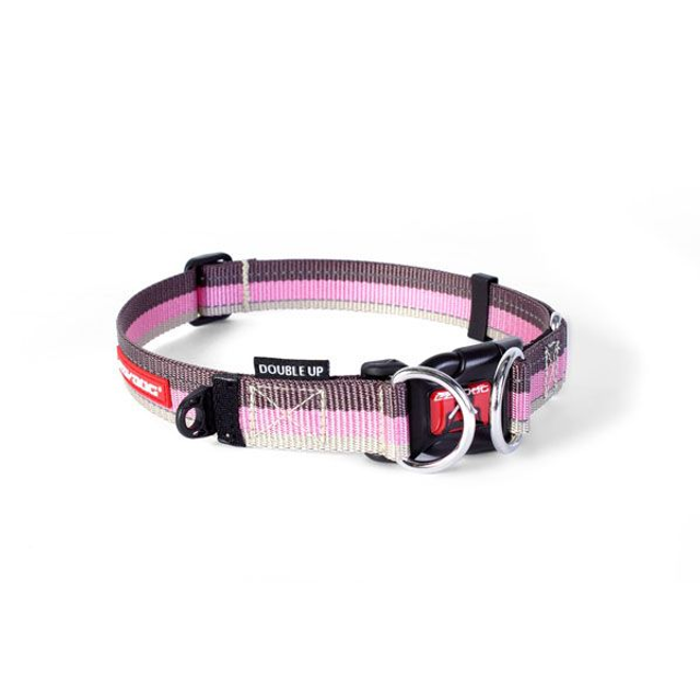 Ezydog collier double up S candy stripe