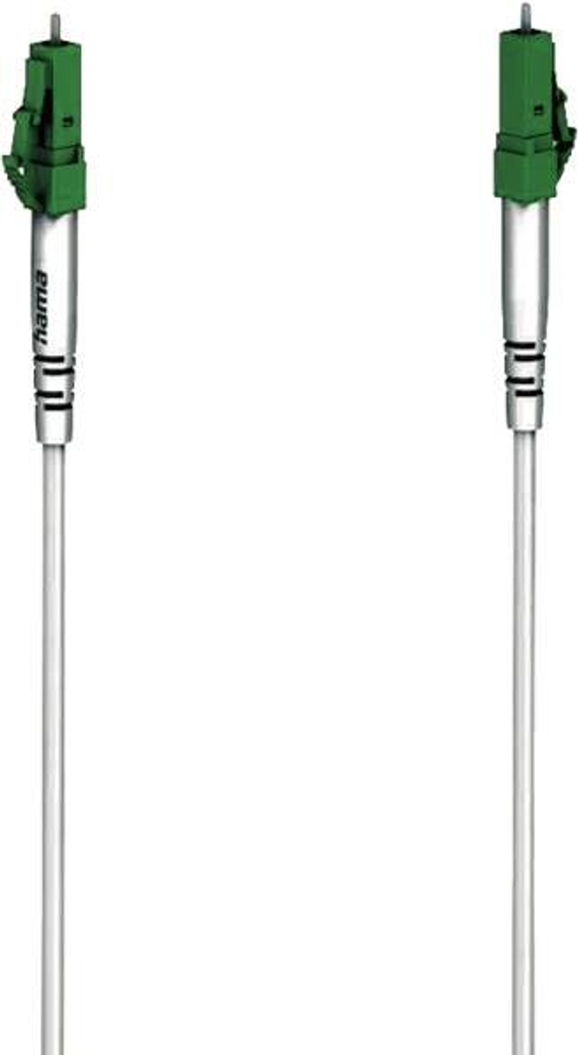 Hama Optisch 200798 Glasfaser-Netzwerkkabel, 15m Weiss