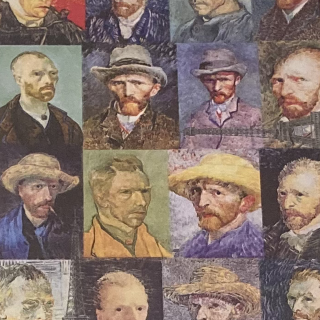 A6 Print Van Gogh Self Portrait ‘No 4’