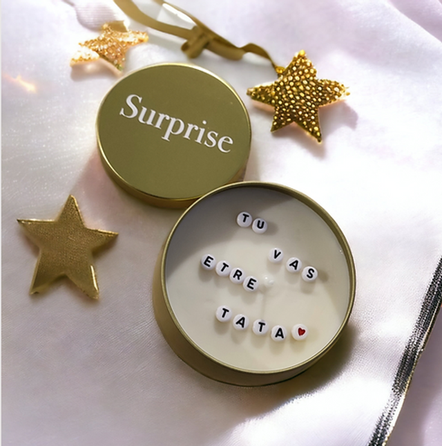 Bougie parfumée Surprise, tu vas être tata 190g