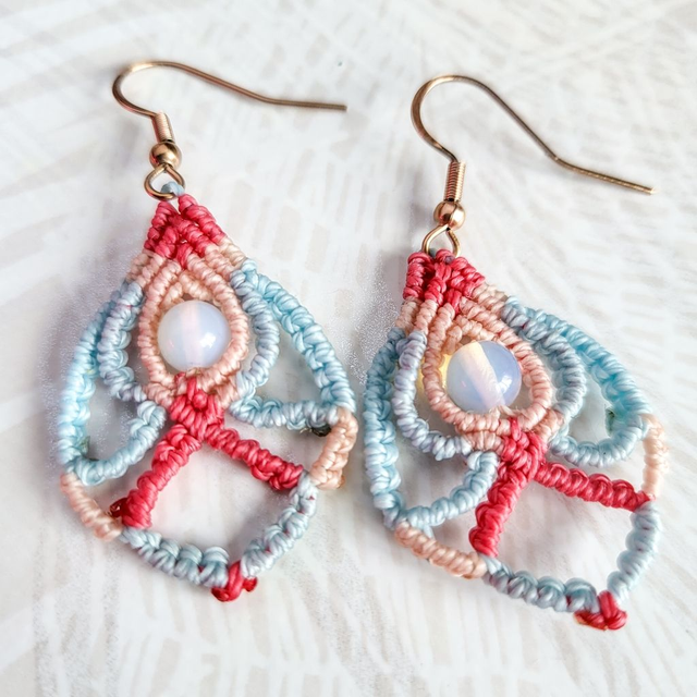 Boucles d'oreilles reflets d'azur