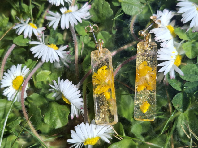Boucles d oreilles fleurs 