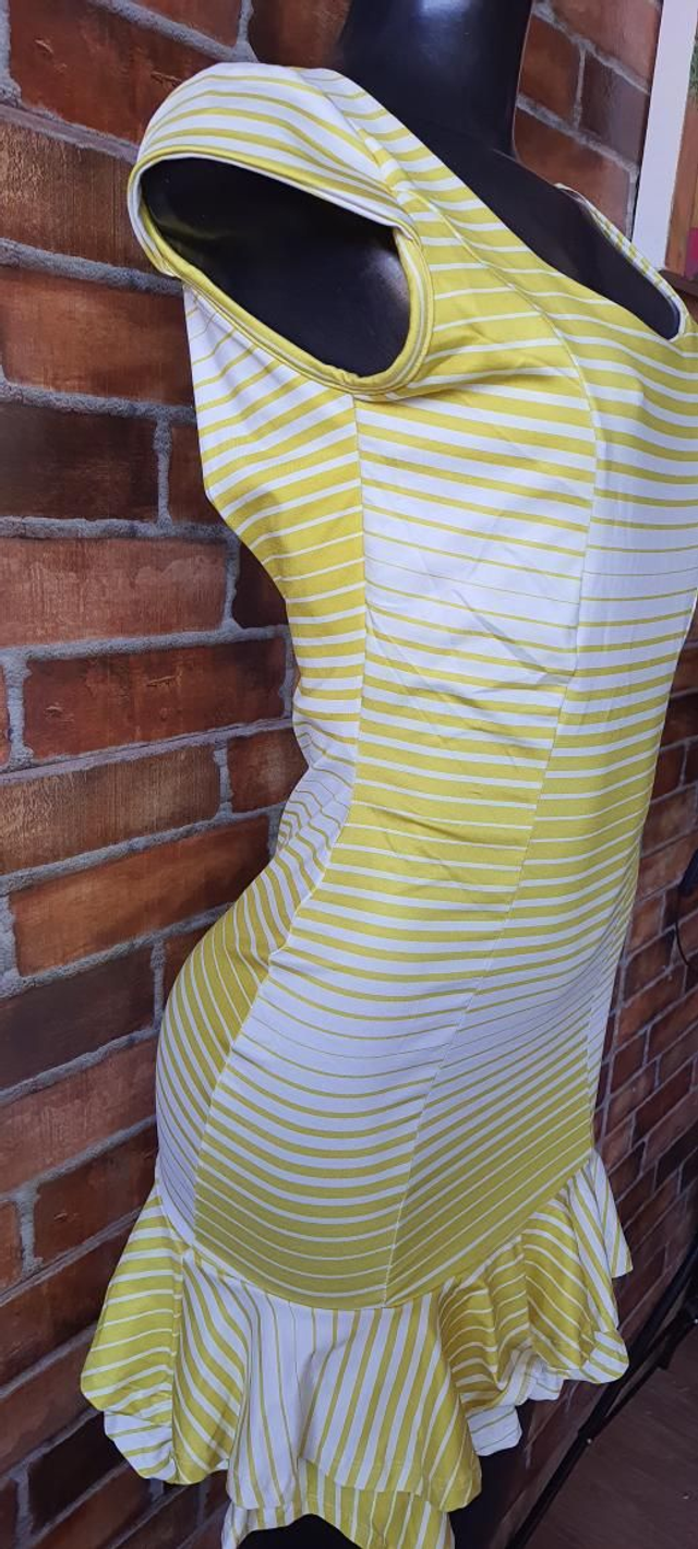 Vestido Laycra, Listrado, T/M