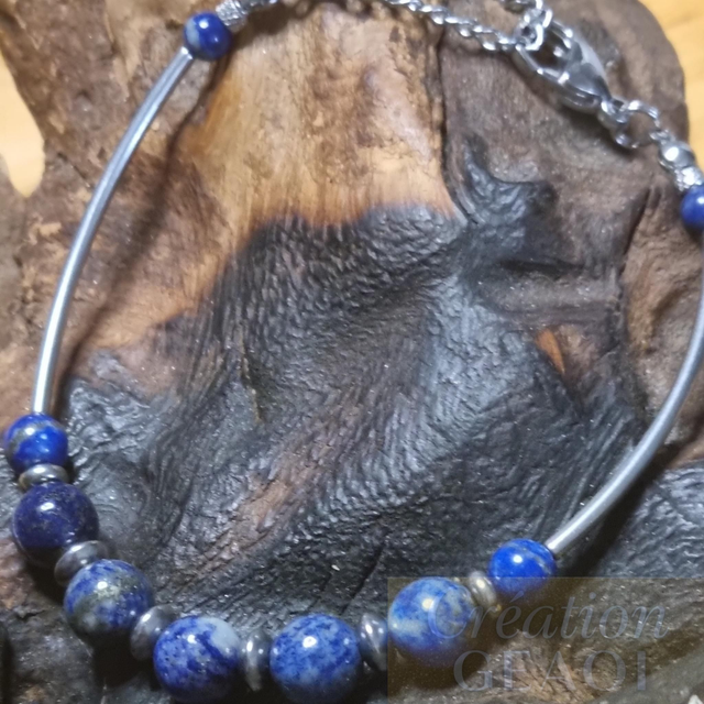 Jumelle élégante Lapis-lazuli