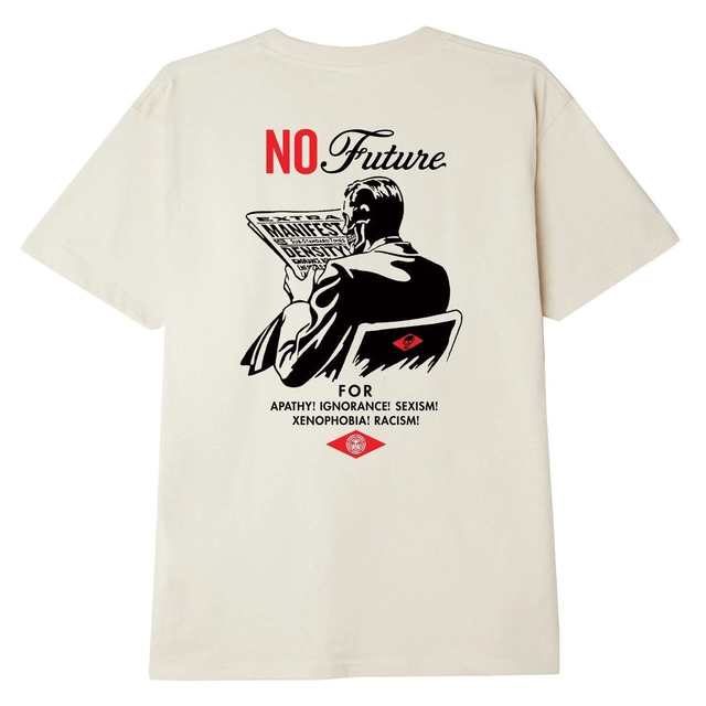 52226 - T-shirt OBEY a manica corta con stampa frontale- stile street autentico