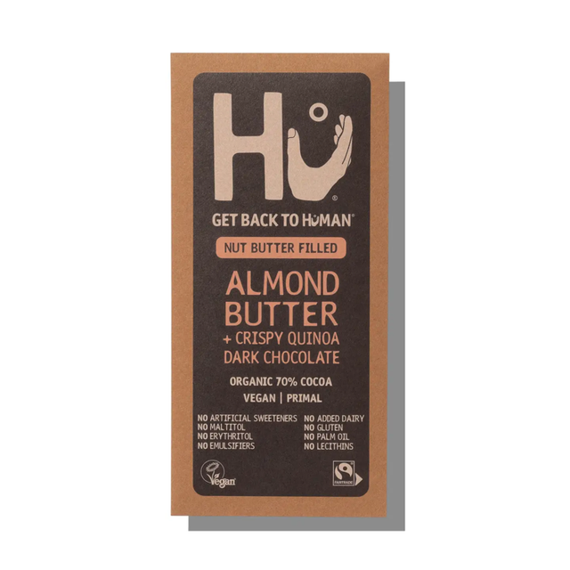 Hu Organic Almond Butter + Crispy Quinoa Dark Chocolate