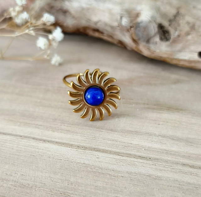 Bague Soleil Lapis lazuli