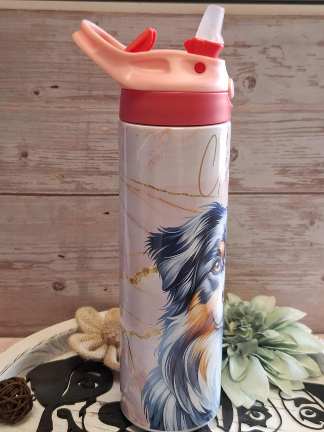 Gourde berger australien personnalisable 600Ml