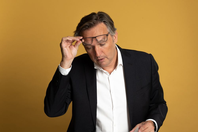 Zakelijke portretshoot in de studio