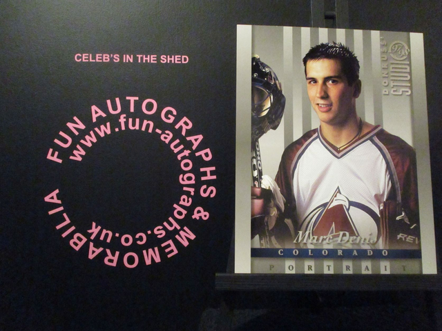 Marc Denis - NFL 1997 Donruss Studio Ice Hockey Original 10x8 Trading Card #26