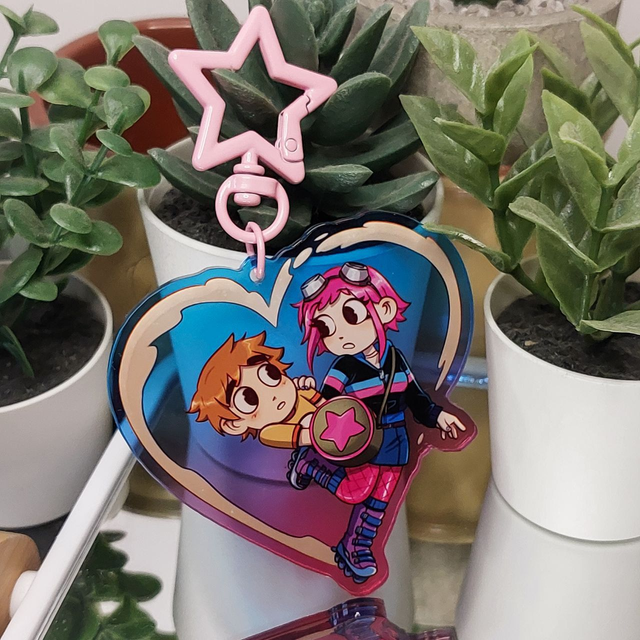 Scott Pilgrim - Ramona Flowers Acrylic Keychain