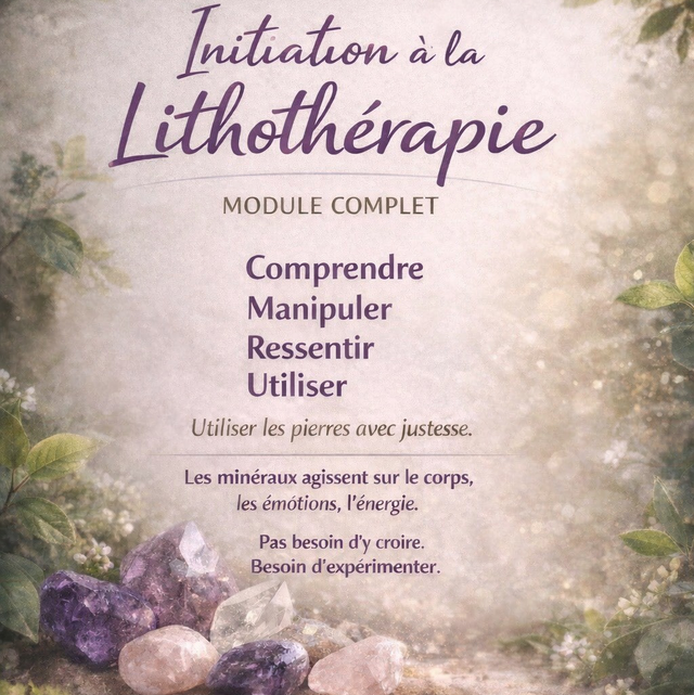 Initiation à la lithothérapie 