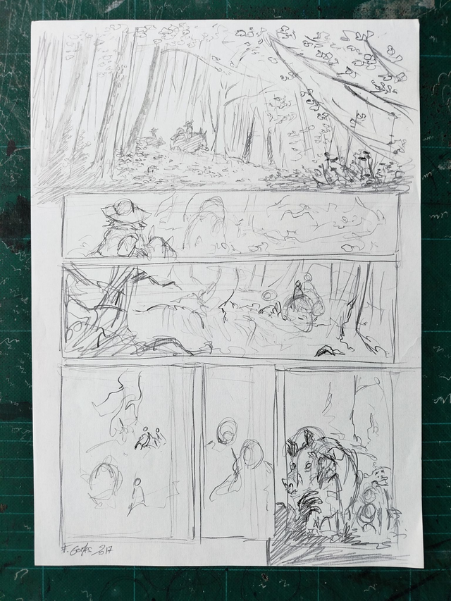 Recherches storyboard Brocéliande t5