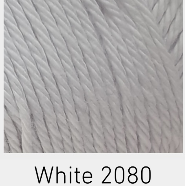 100% Cotton White
