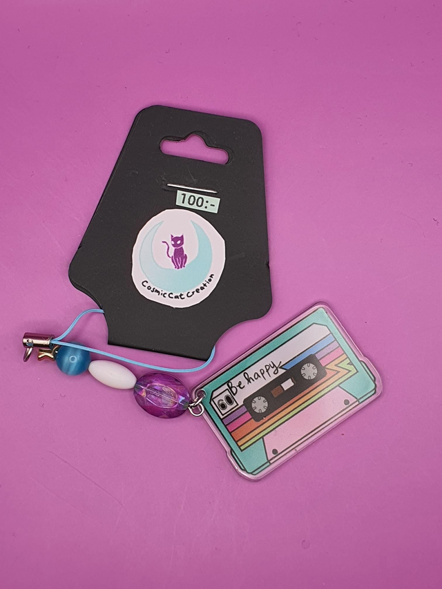 Phonecharm Retro Cassette 