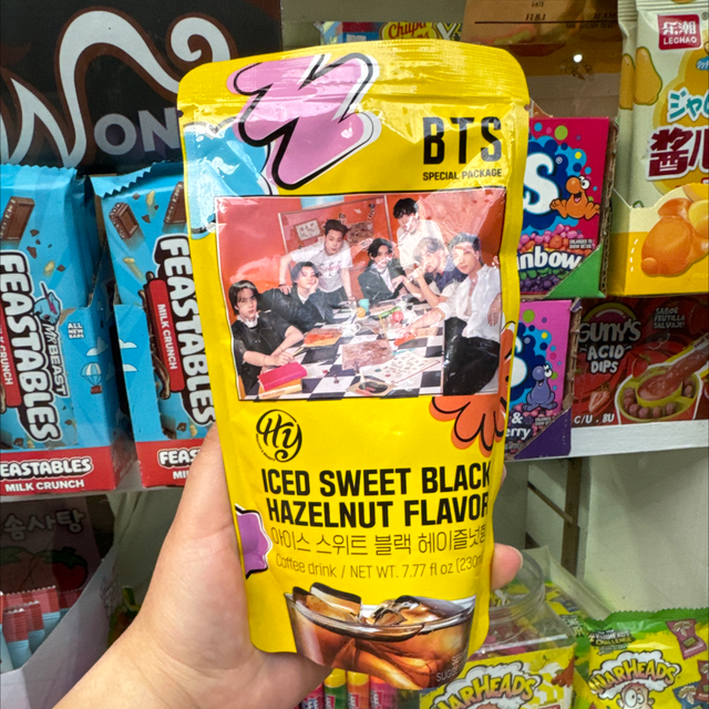 Poucj drink café dulce avellana BTS