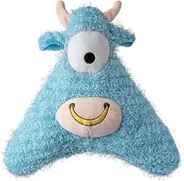 Barn Buddies Mooey Head Fun Quality Plush Dog Toy with Squeaker