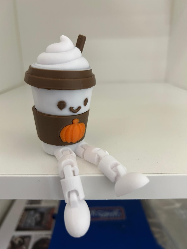 Pumpkin Latte Shelf Sitter