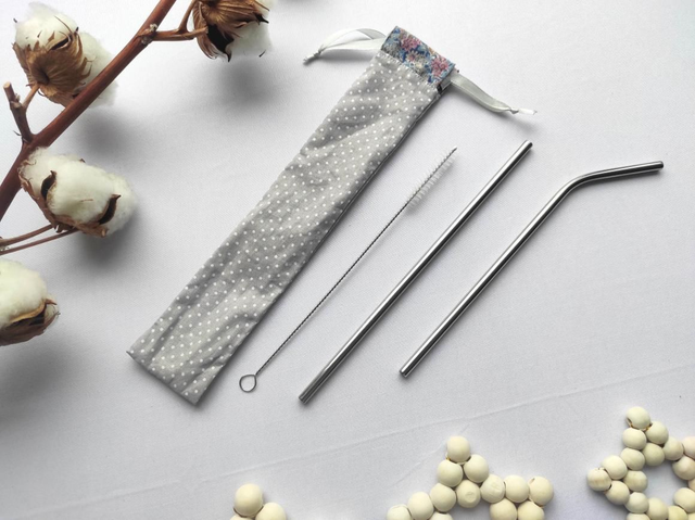 Pochette à paille - les géométriques