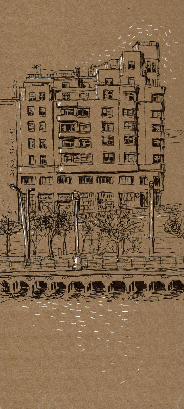 Edificio en muelle de Ripa (Bilbao)