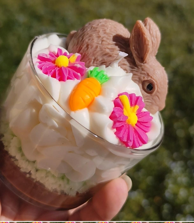 Bougie gourmande Pâques 