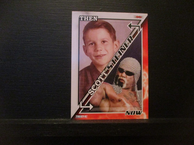 Scott Steiner - Then &amp; Now Original Trading Card #TN-4