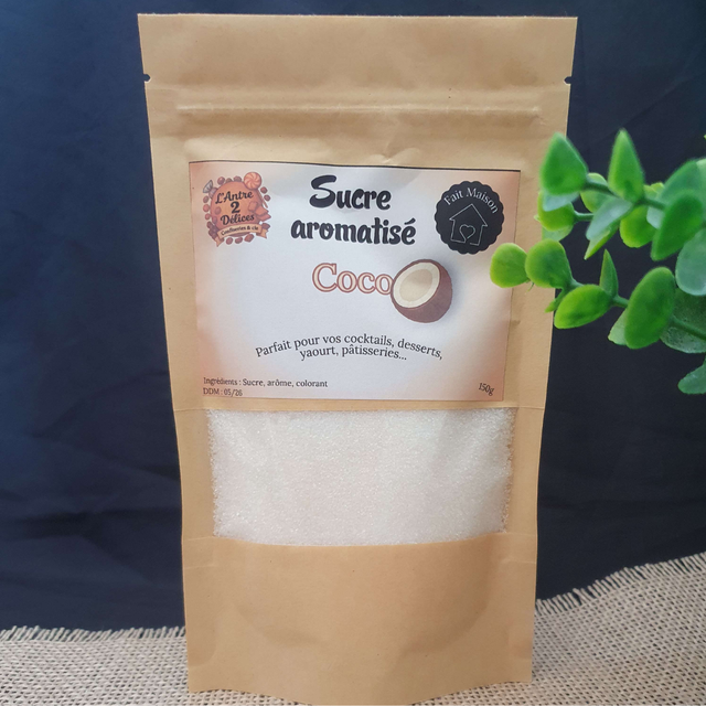 Sucre Aromatisé Coco - 150g